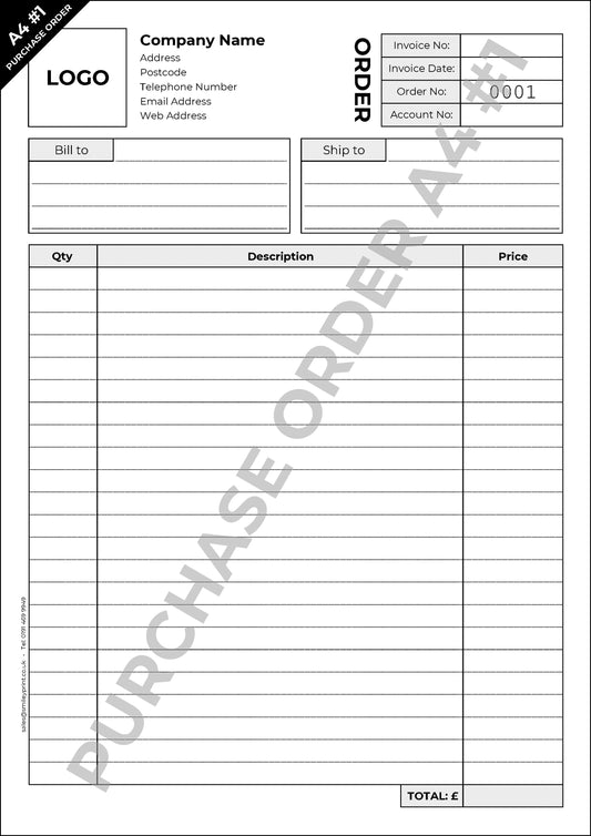Purchase Order Templates