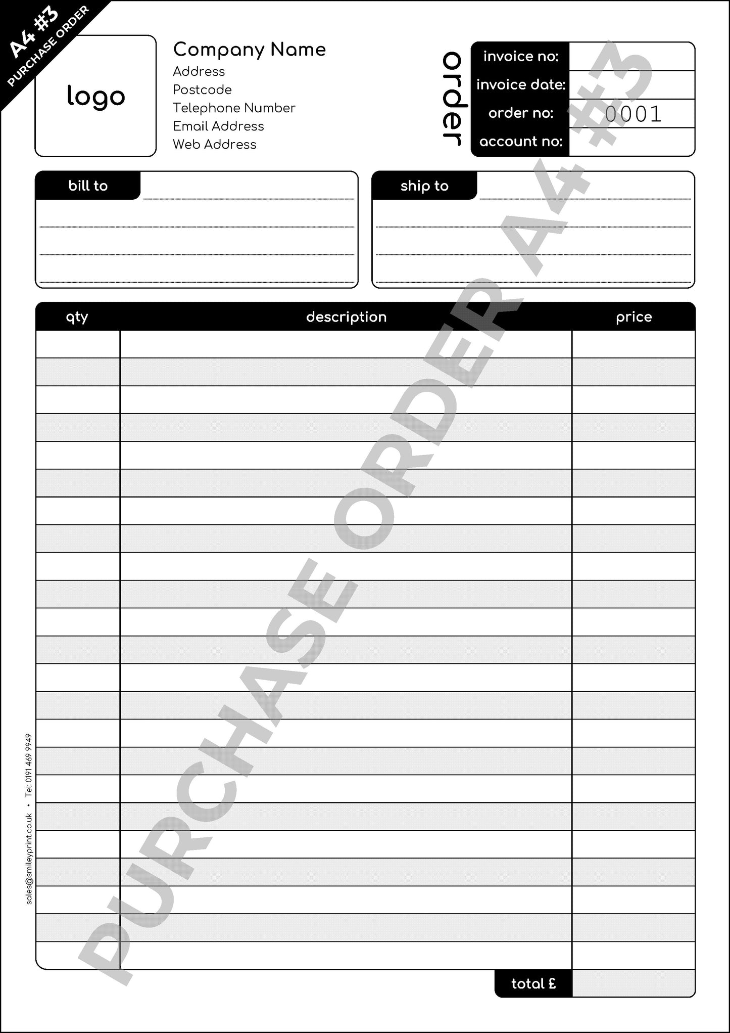 Purchase Order Templates