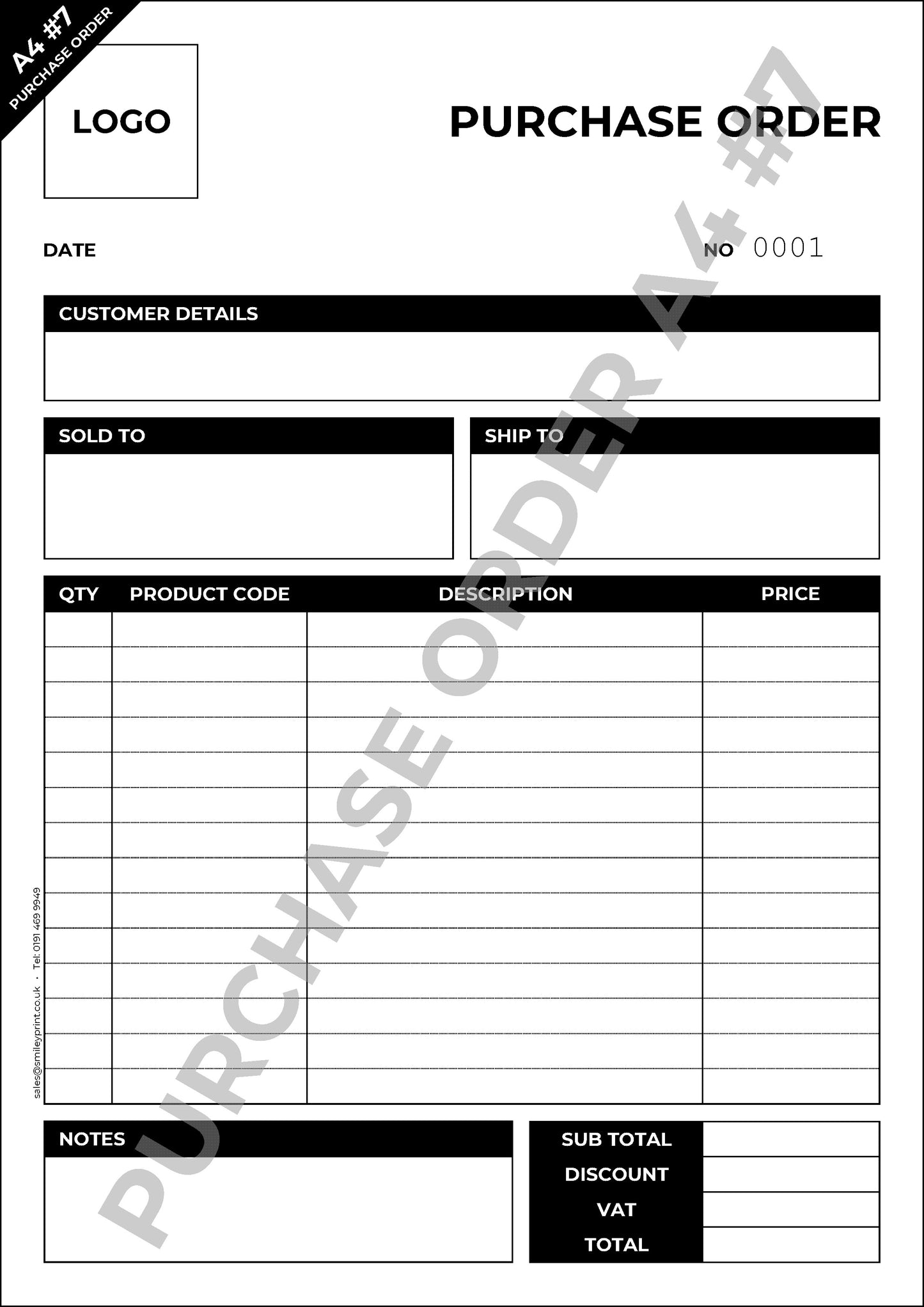 Purchase Order Templates