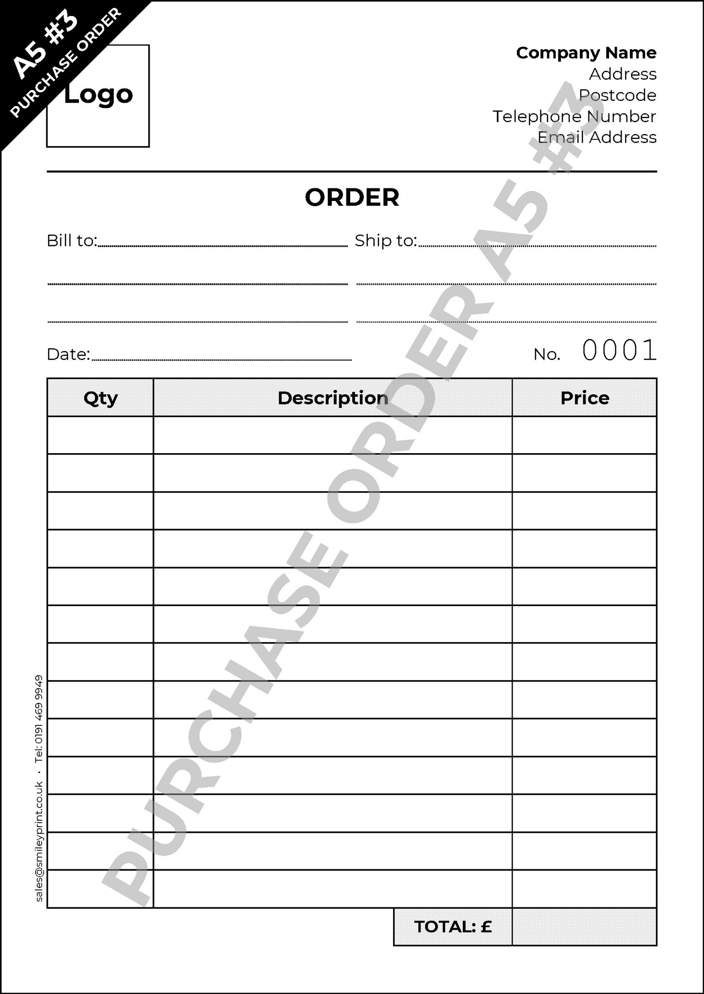 Purchase Order Templates