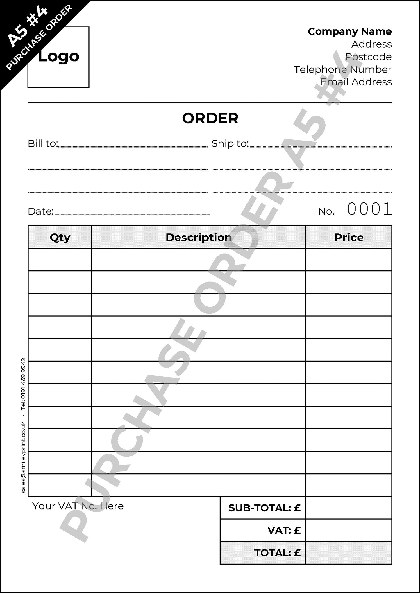 Purchase Order Templates