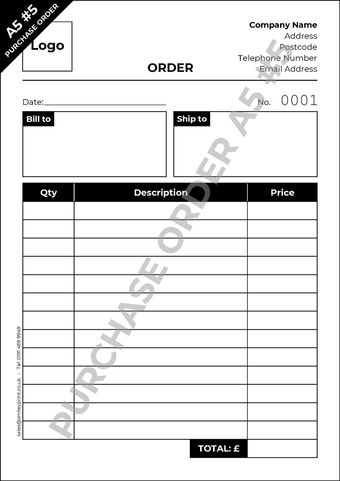 Purchase Order Templates