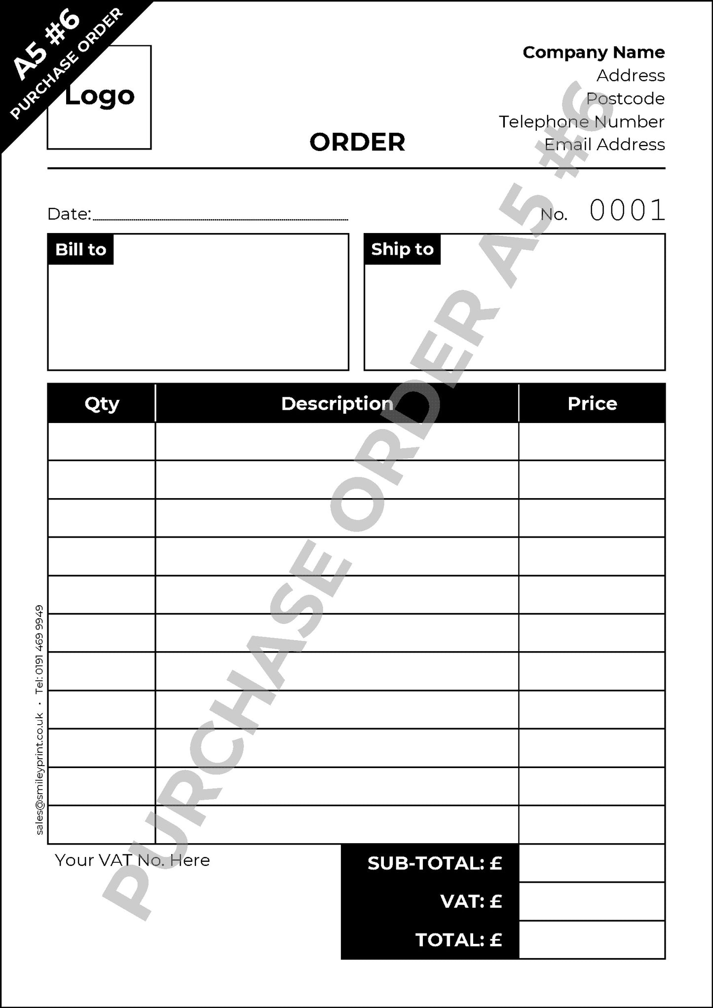 Purchase Order Templates