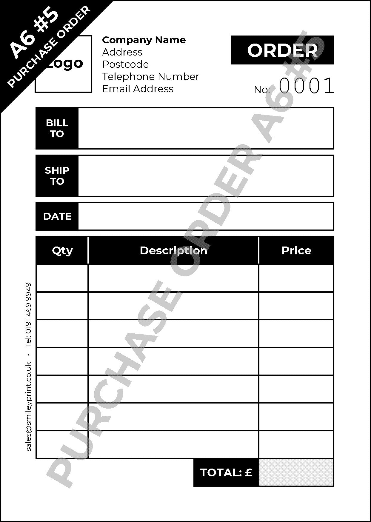 Purchase Order Templates