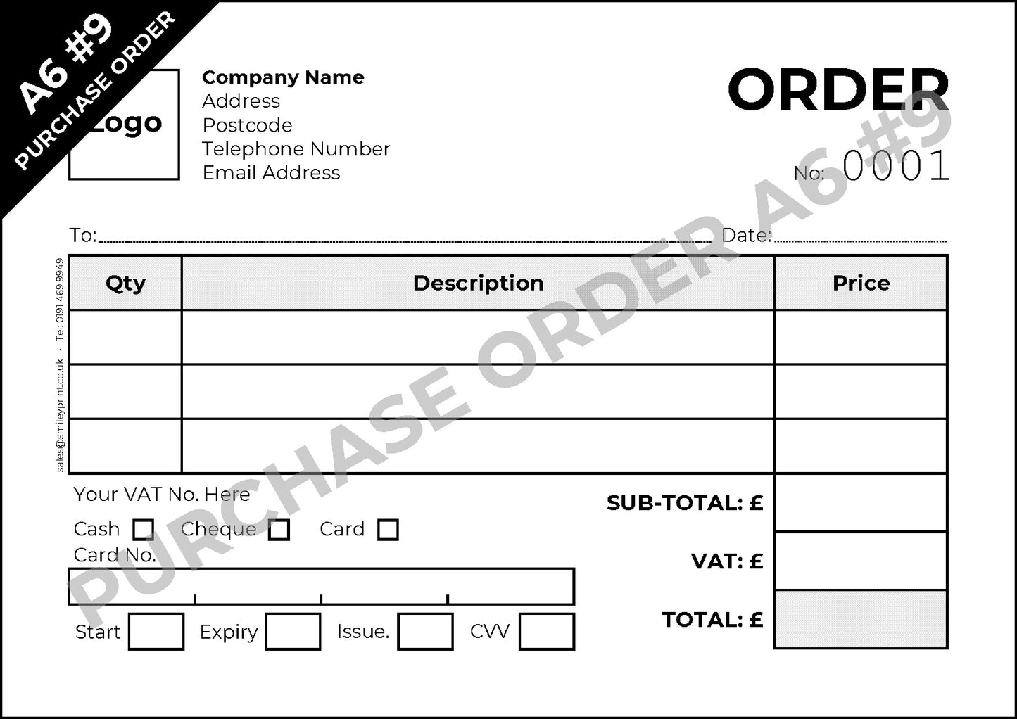 Purchase Order Templates