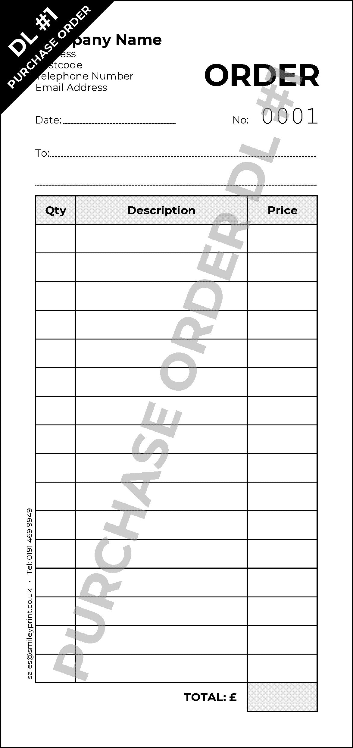 Purchase Order Templates