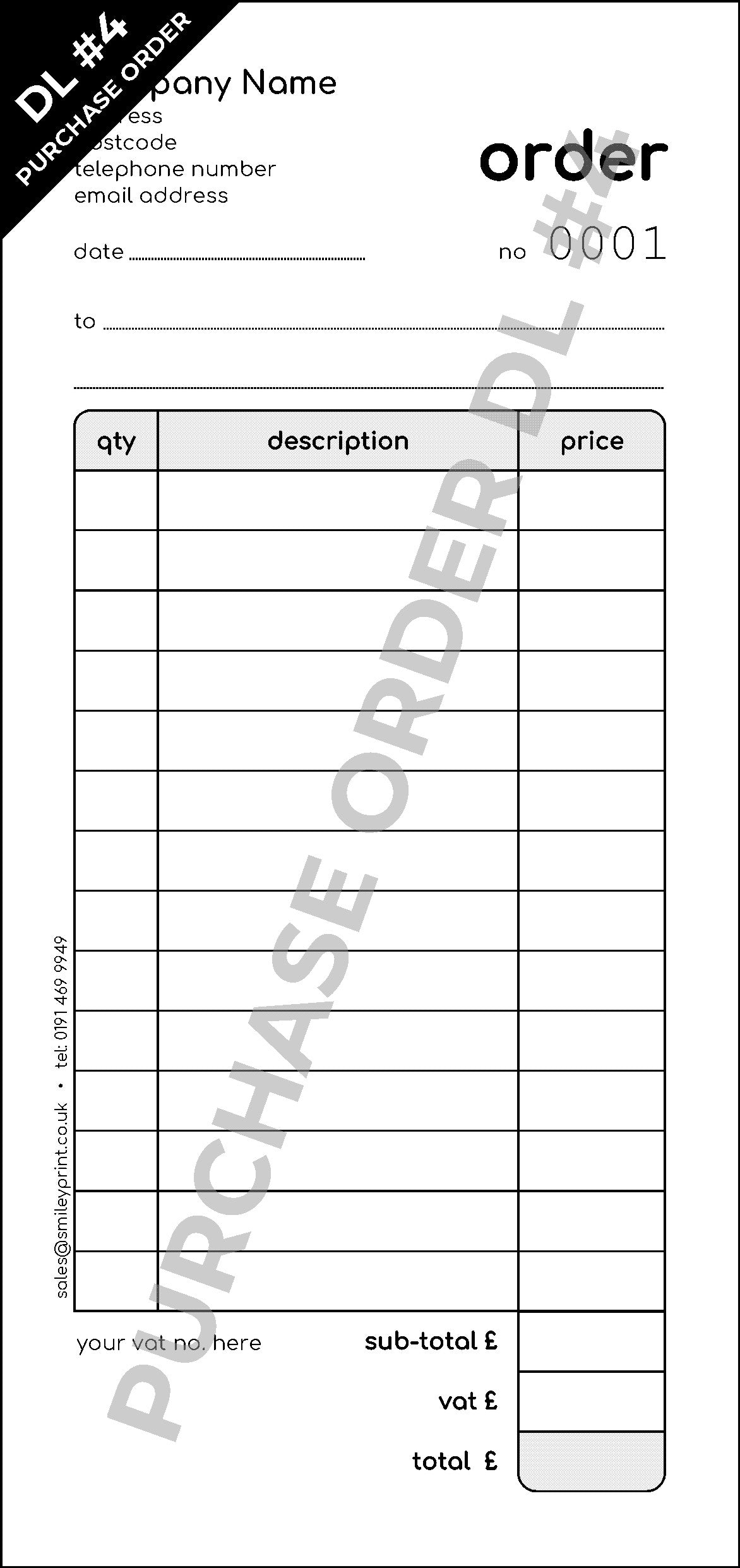 Purchase Order Templates