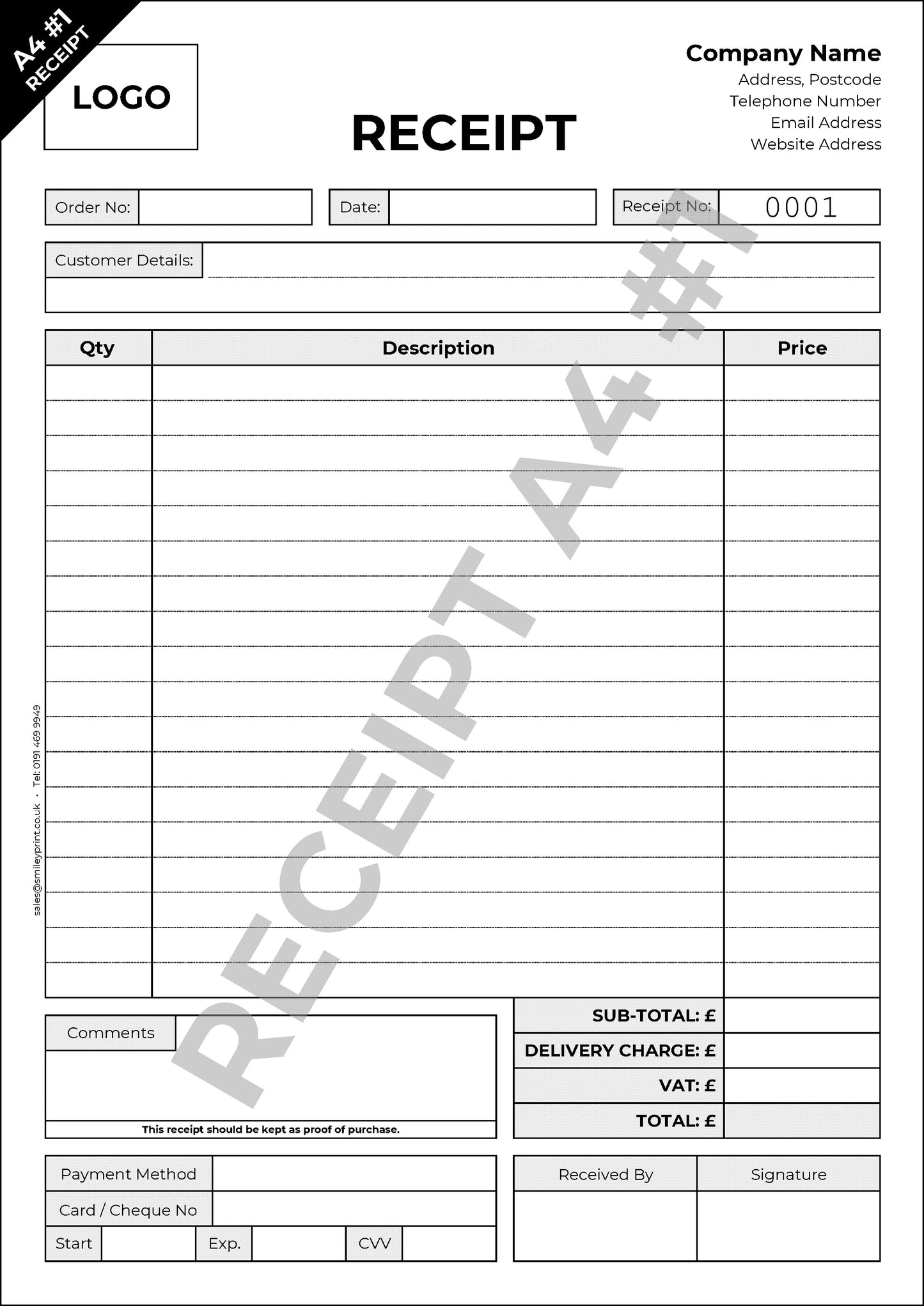 Receipt Templates