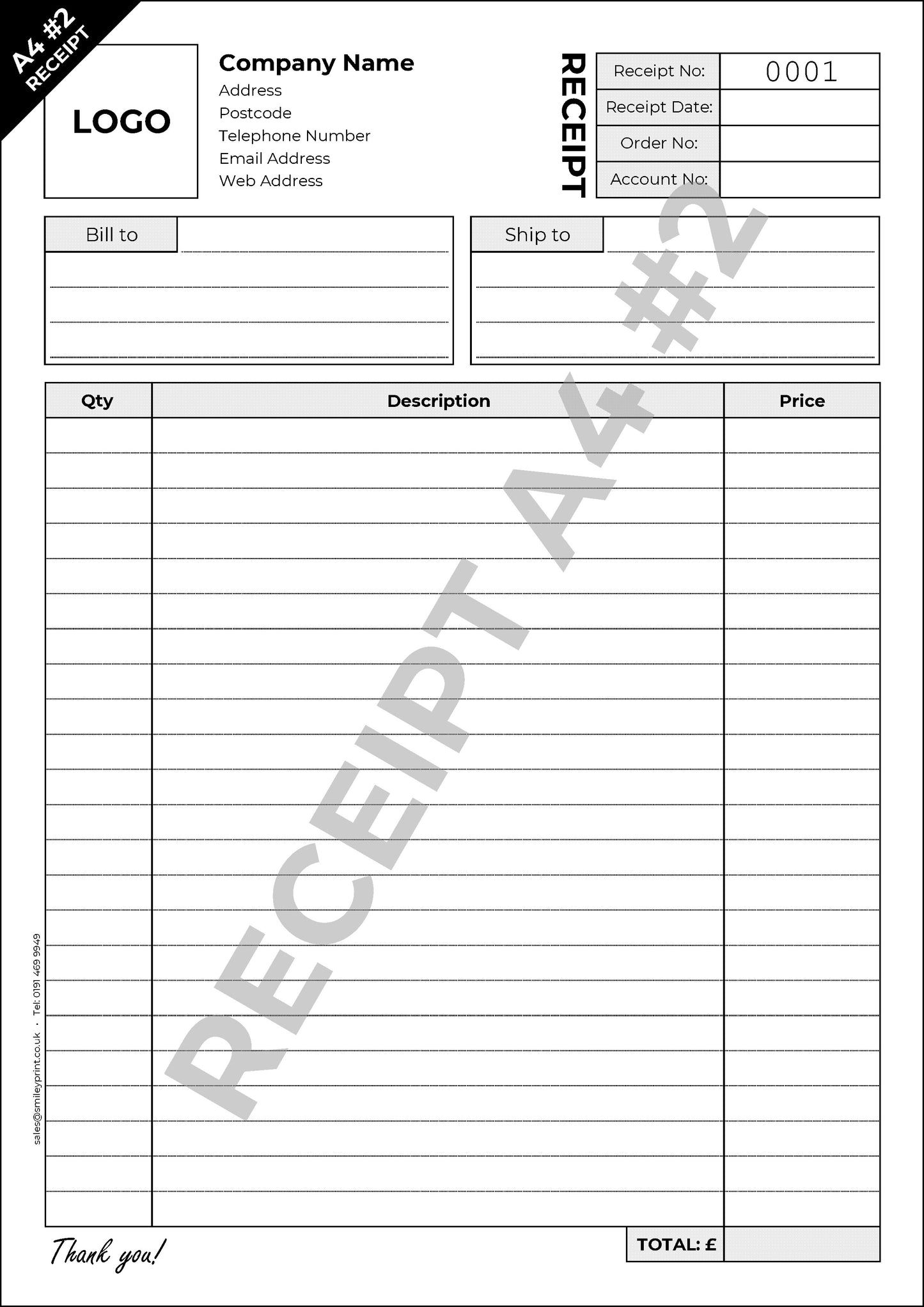 Receipt Templates