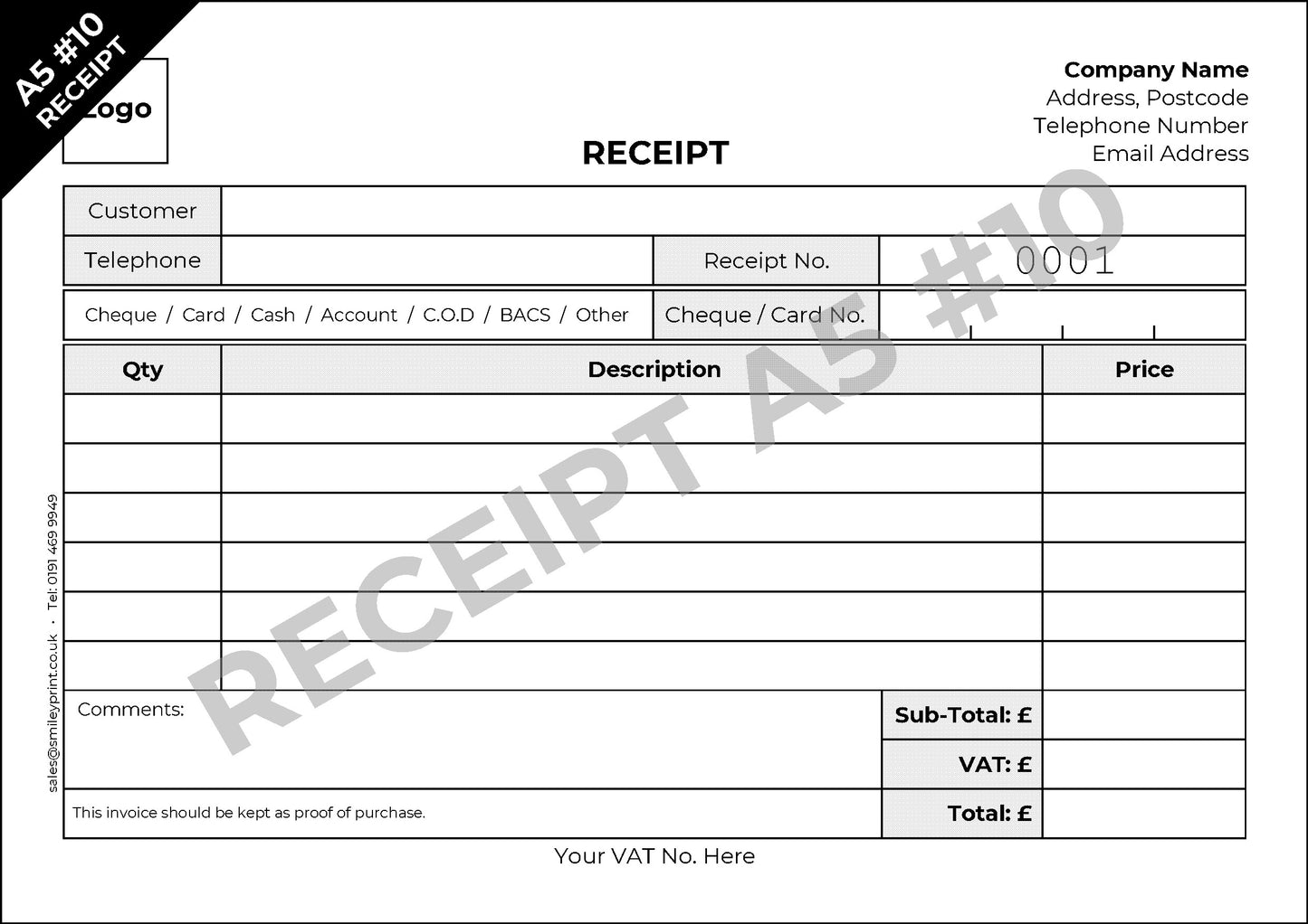 Receipt Templates