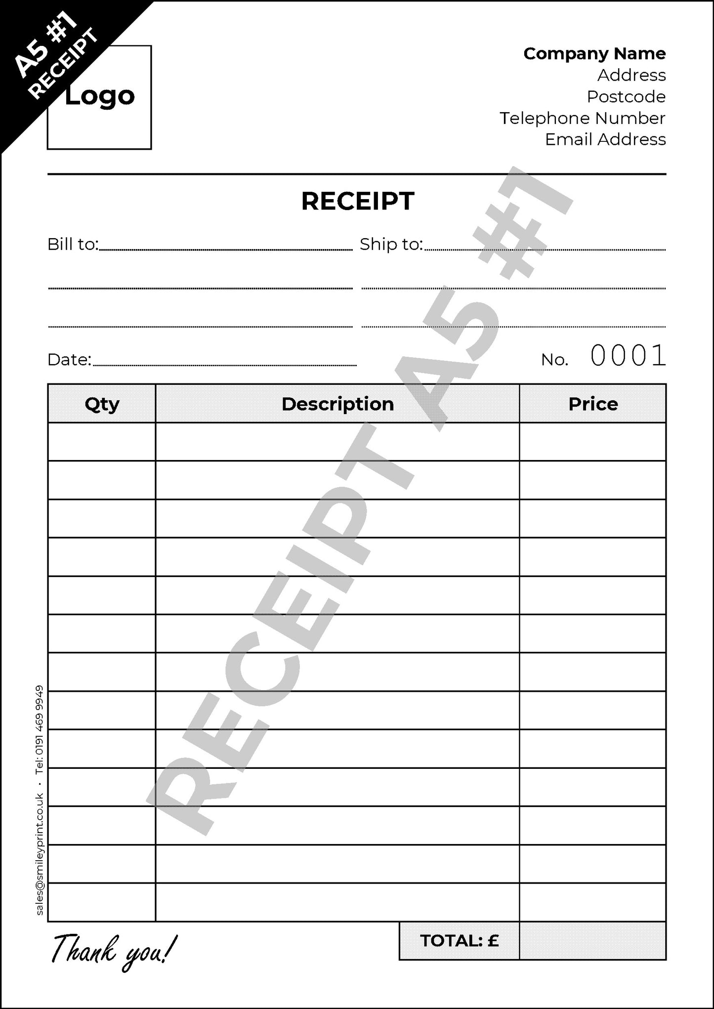 Receipt Templates