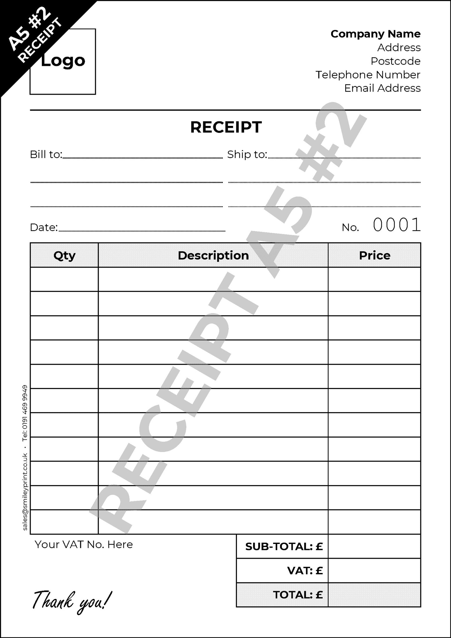 Receipt Templates