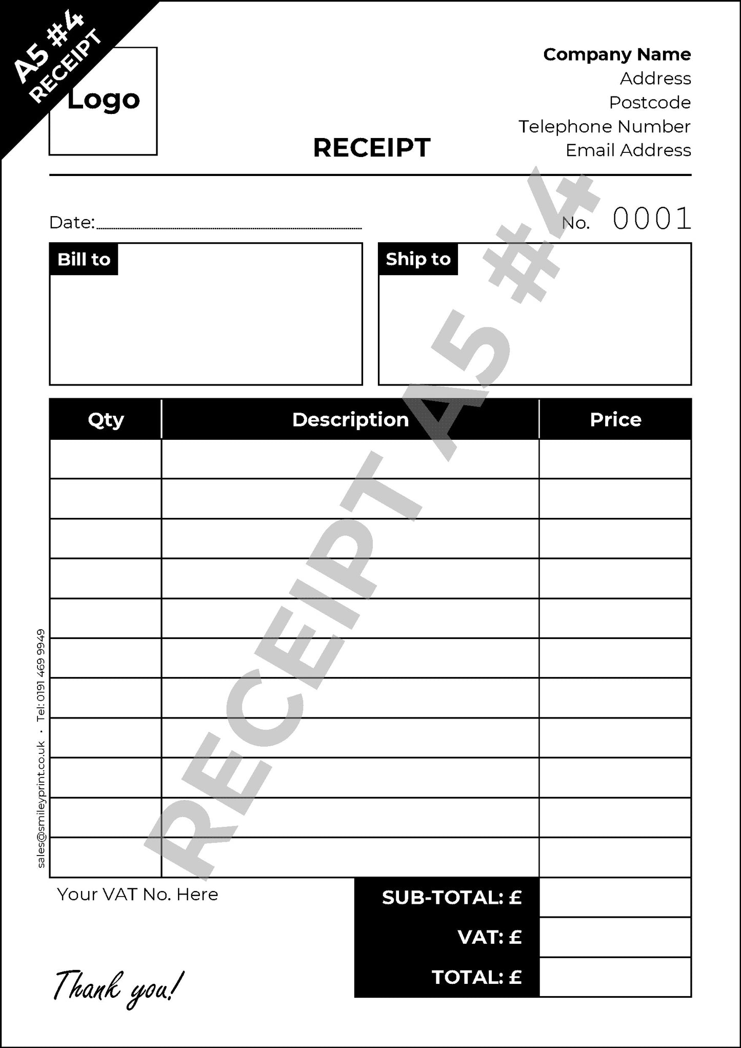 Receipt Templates