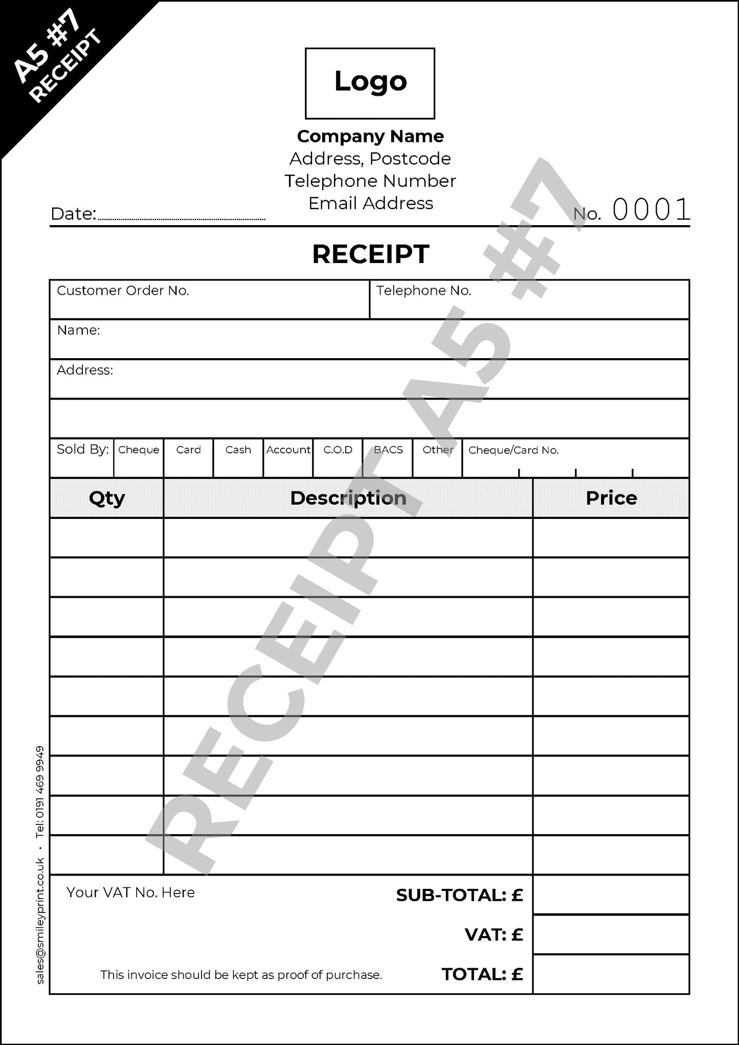 Receipt Templates