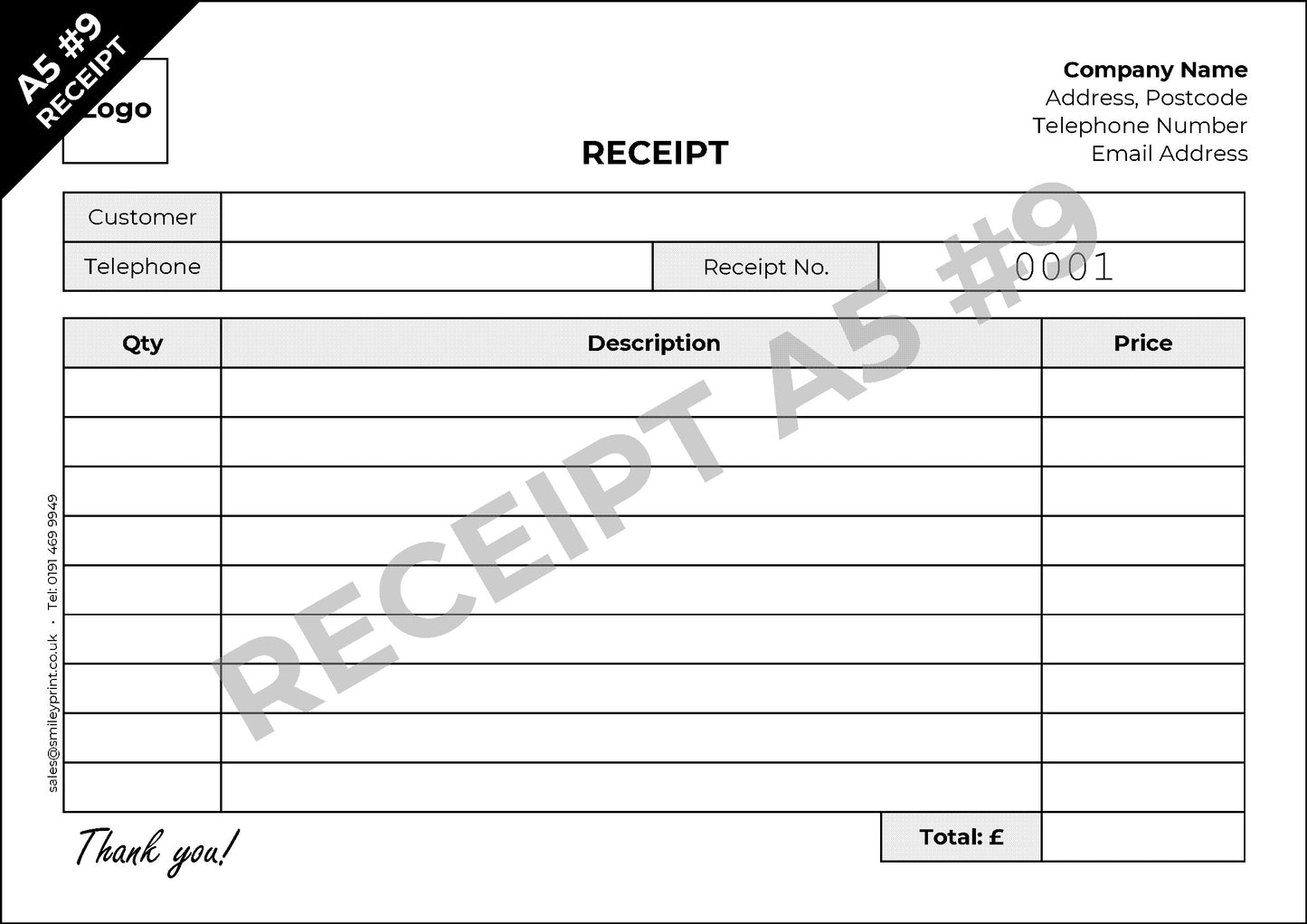 Receipt Templates