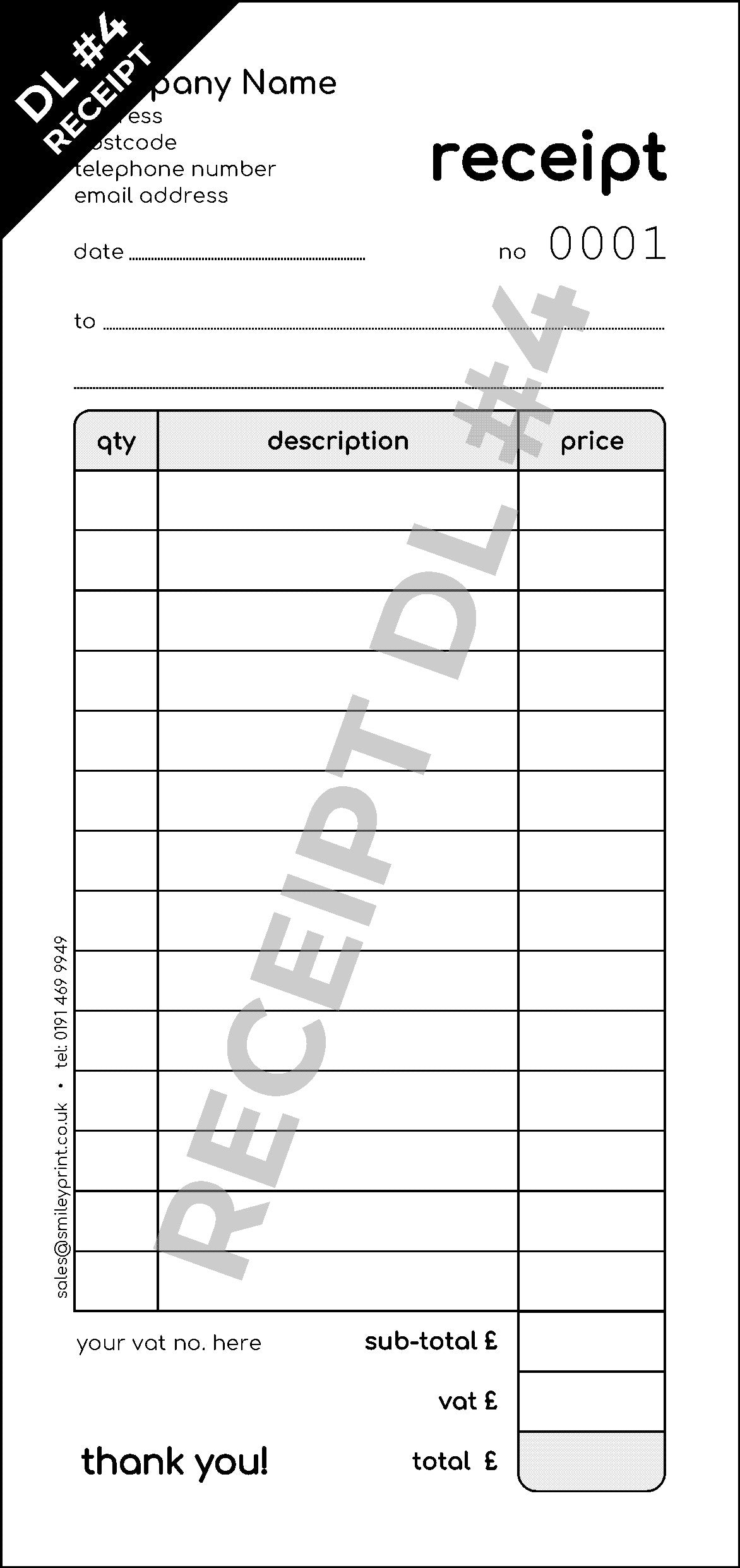 Receipt Templates