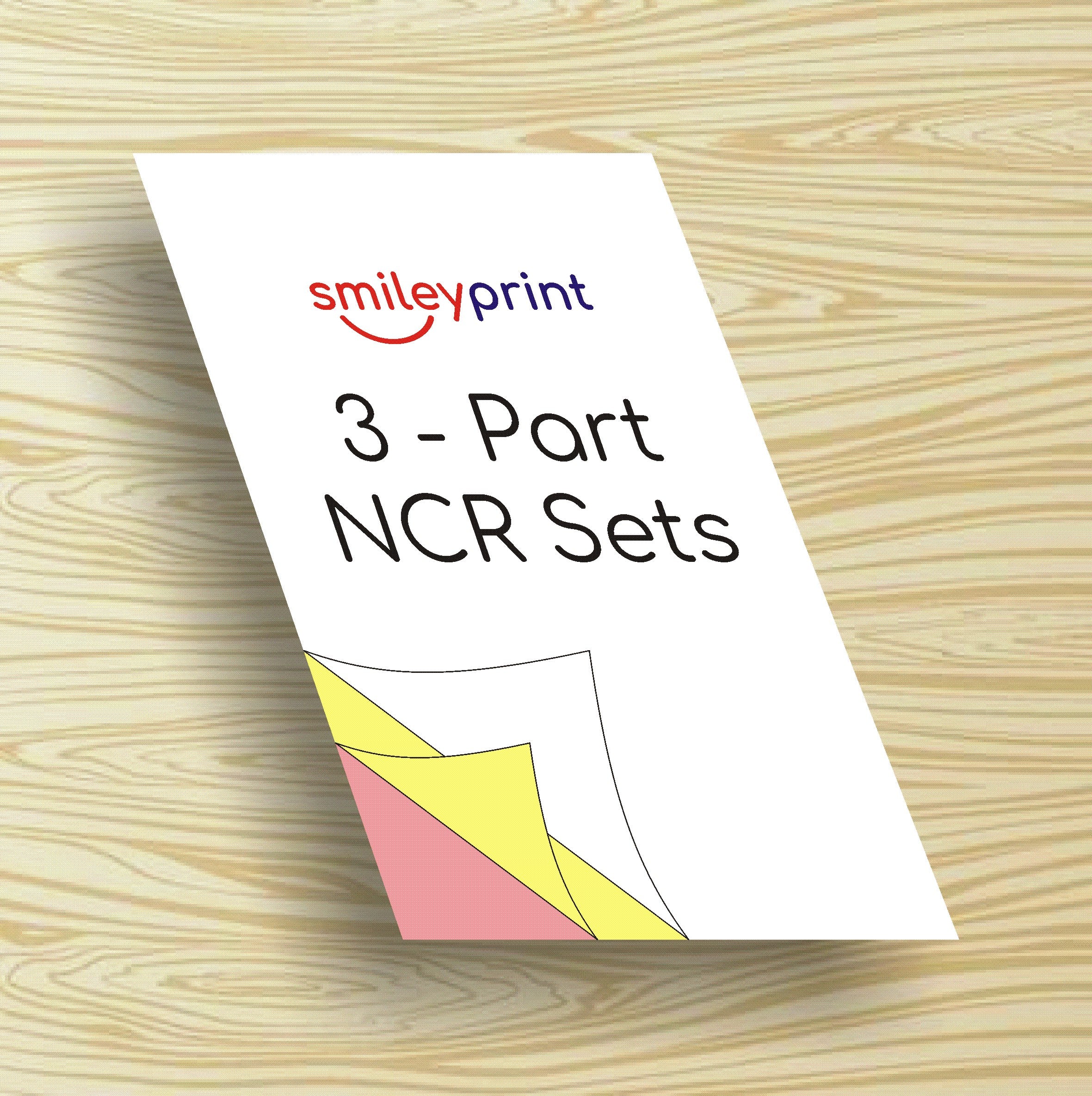 Triplicate Set Bespoke Triplicate NCR Sets - Upload Your Artwork – SmileyPrint1