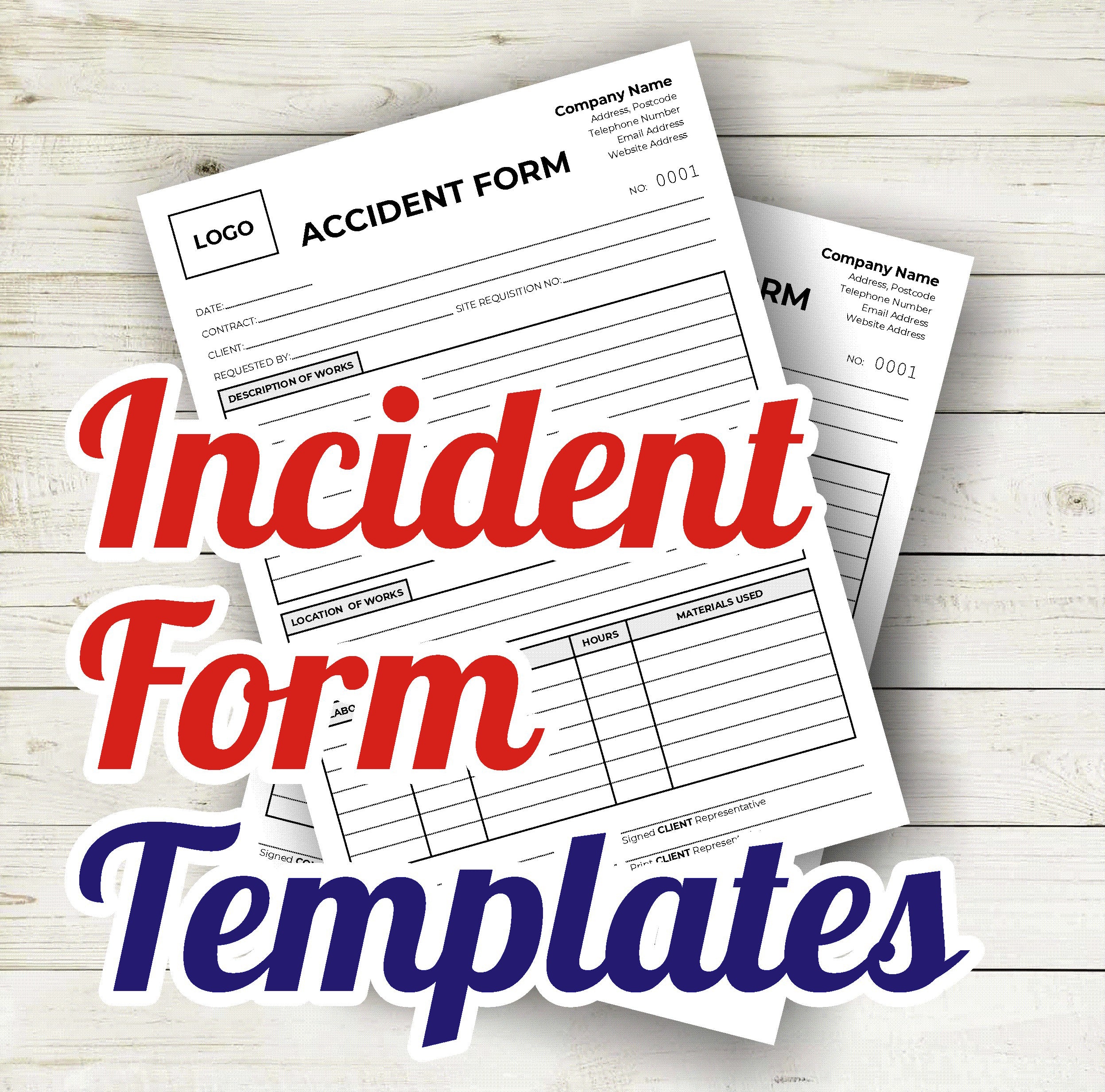 Incident Form Templates – SmileyPrint1