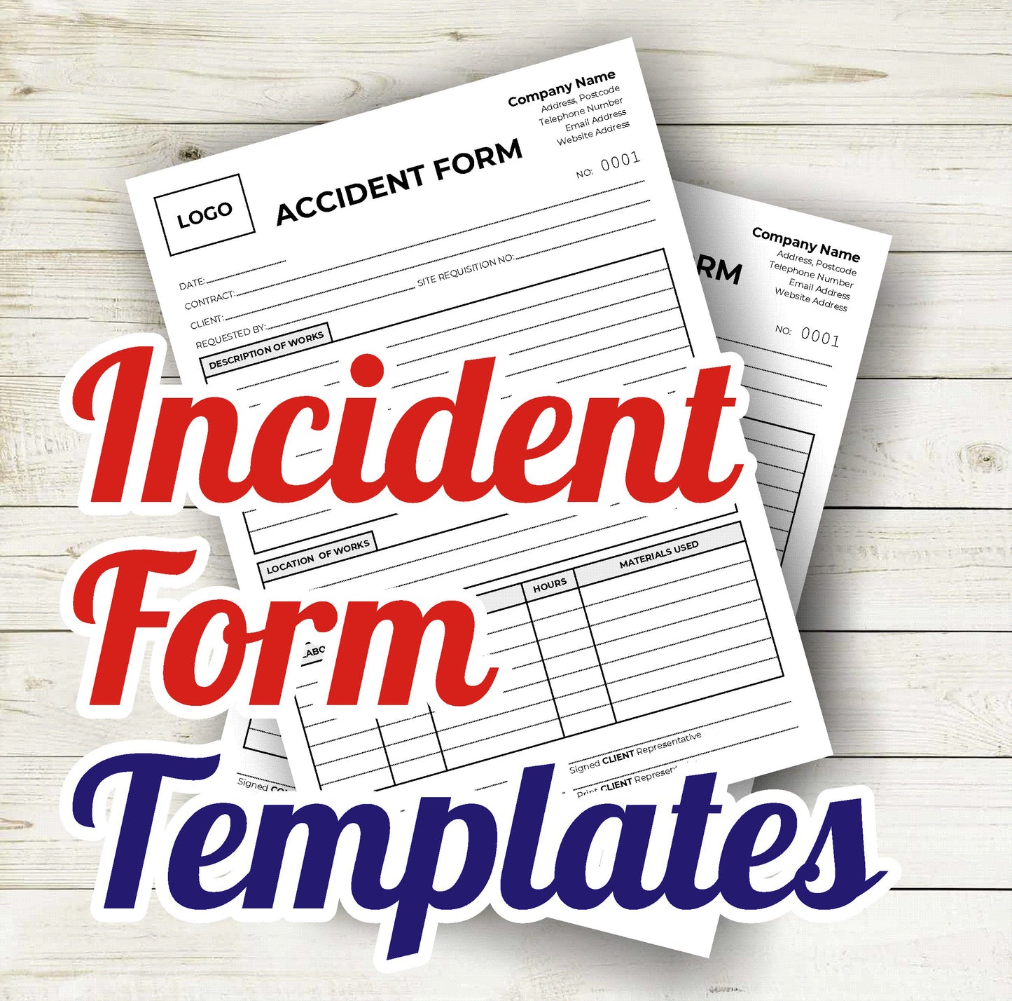 Incident Form Templates