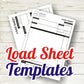 Load Sheet Templates