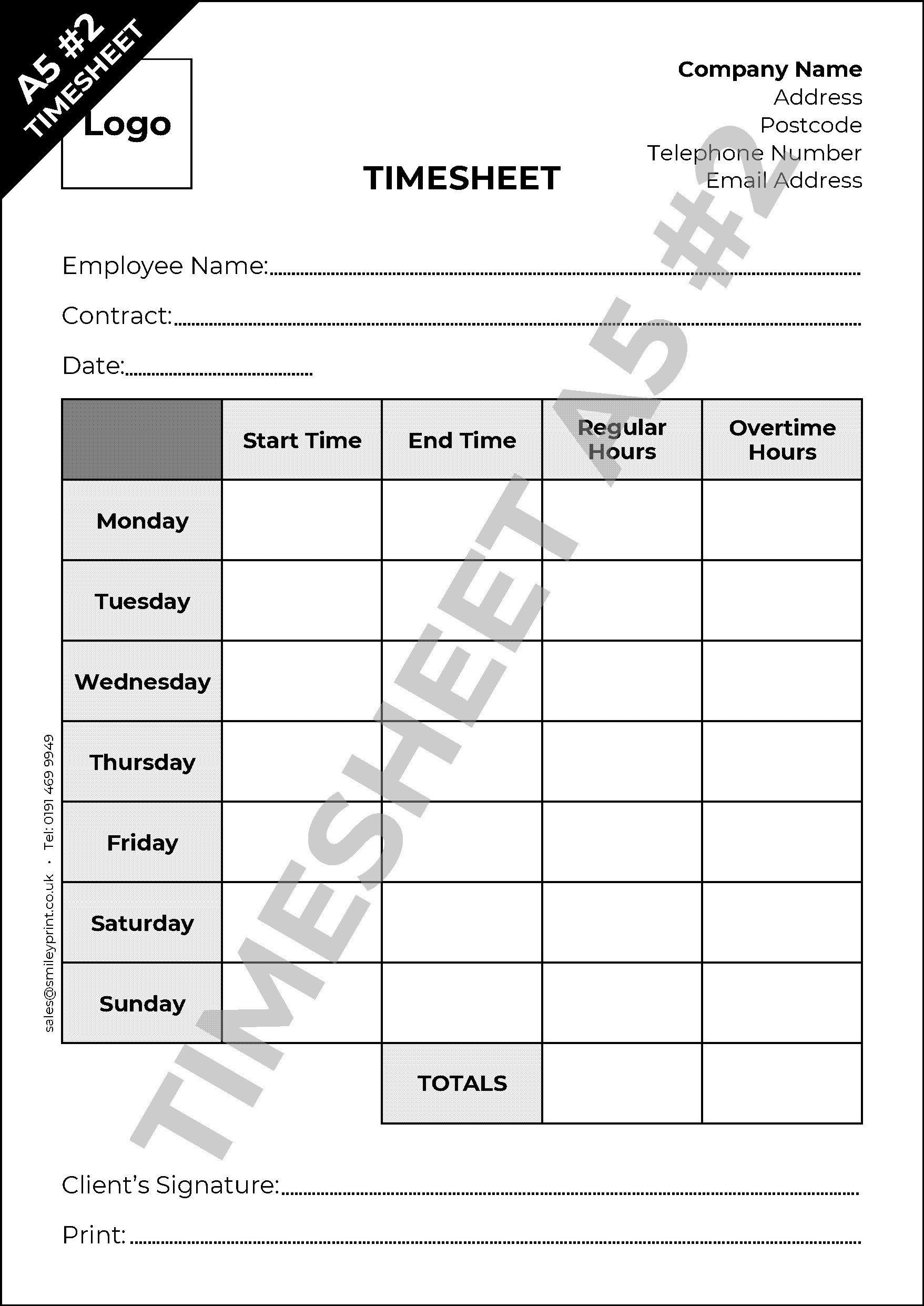 Integrity Timesheet Employee Timesheet 2400x1718