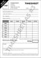 Timesheet Templates - Order Online